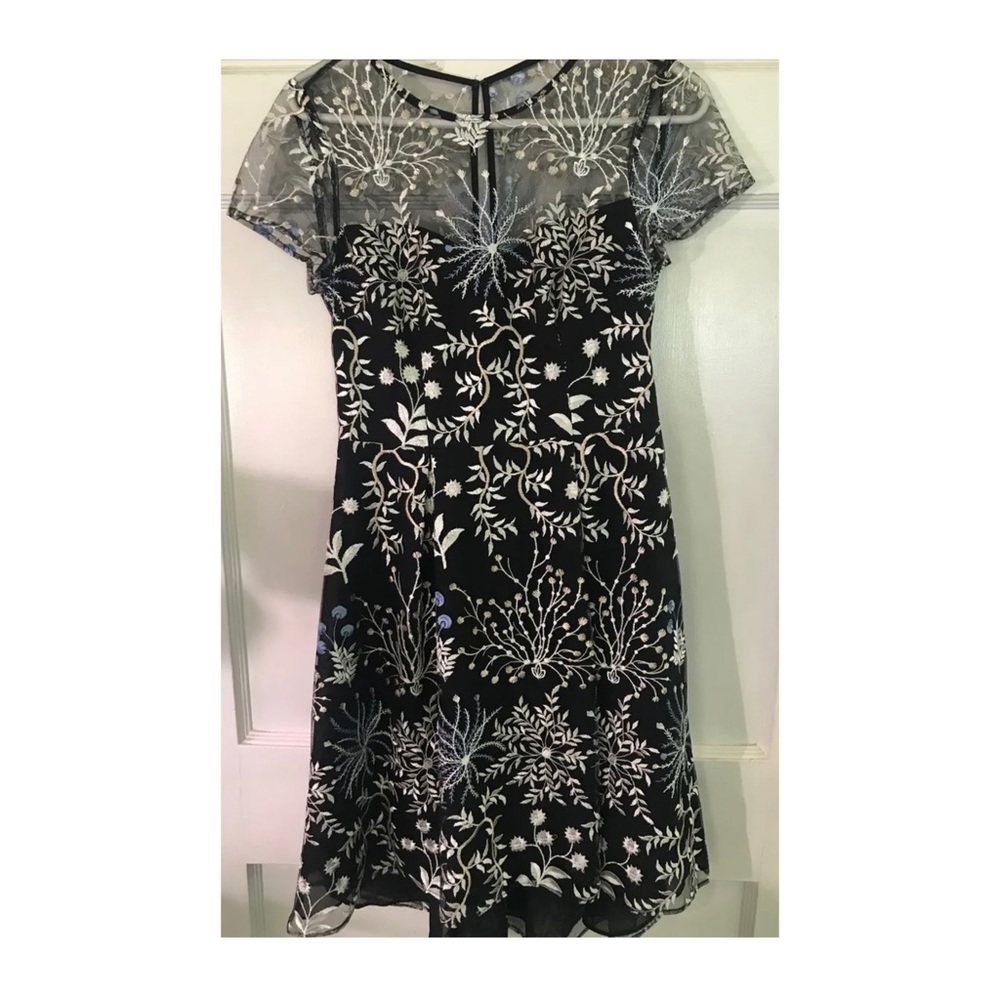 Black Adrianna Papell dress